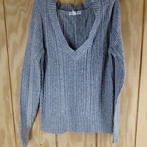 Aeropostale grey knit sweater size M